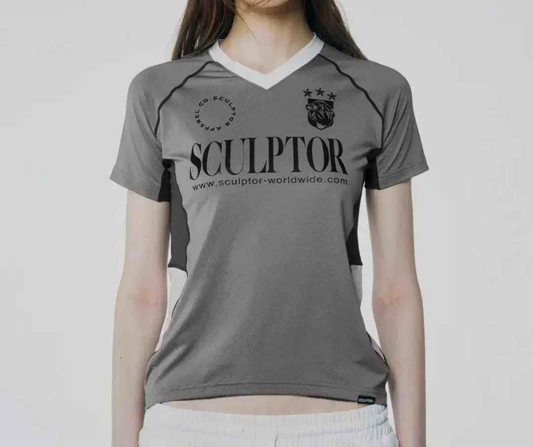 스컬프터 Sports Jersey Tee Gray M사이즈